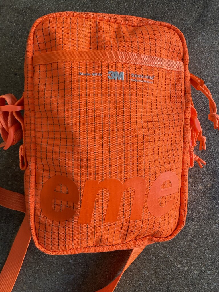 Supreme Orange 3M Shoulder Bag