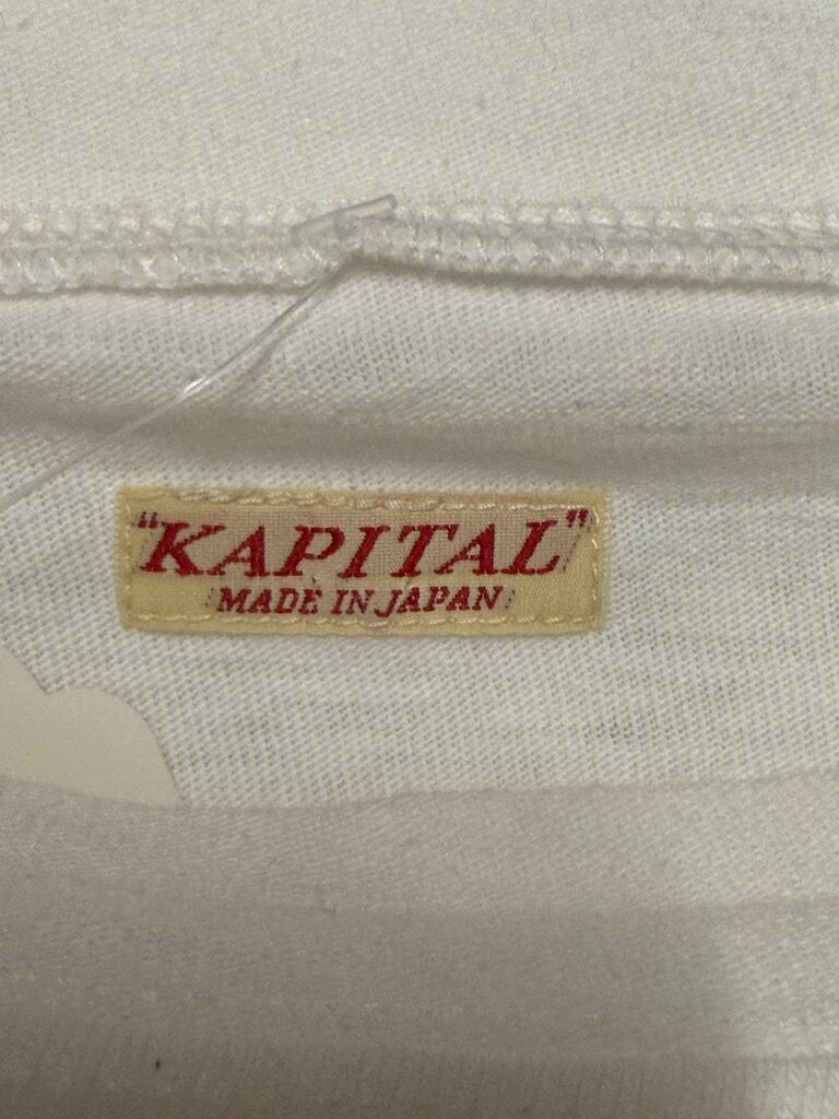 Kapital Oversized Bandana Tee Yellow/Orange Tee Sz. 1