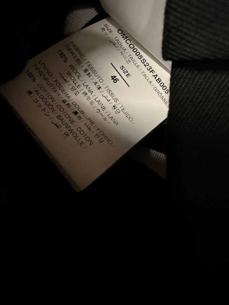 Off-White Black Trouser Sz. M