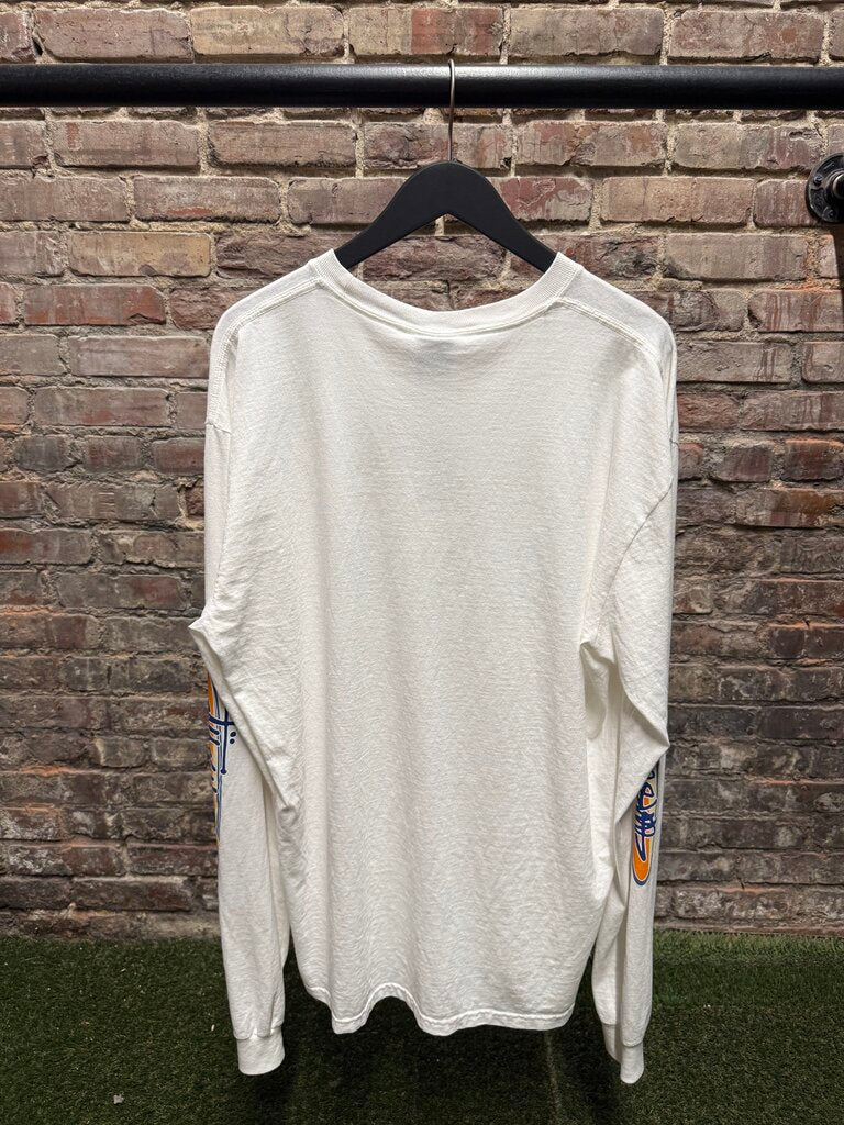 Stussy Surf Logo Elbow Longsleeve Cream Sz. XL