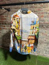 Flâneur Homme Silk Painted Button Up Sz. S
