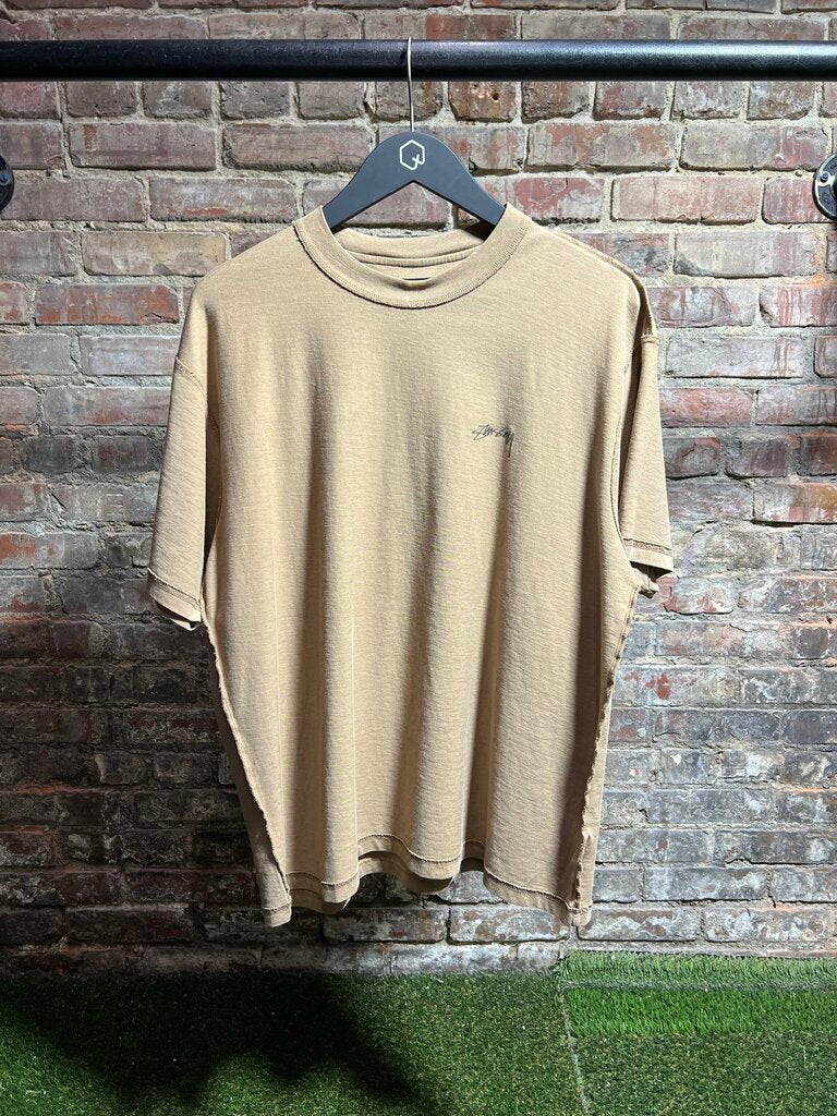 Stussy Brown Dyed Tee Sz. M