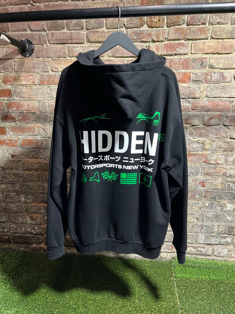 Hidden.NY Motorsport Hoodie Sz. L