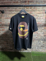 Bape Smoking Ape Head Tee Sz. L