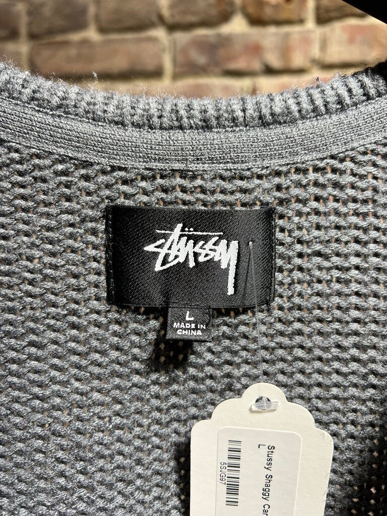 Stussy Shaggy Cardigan Sz. L