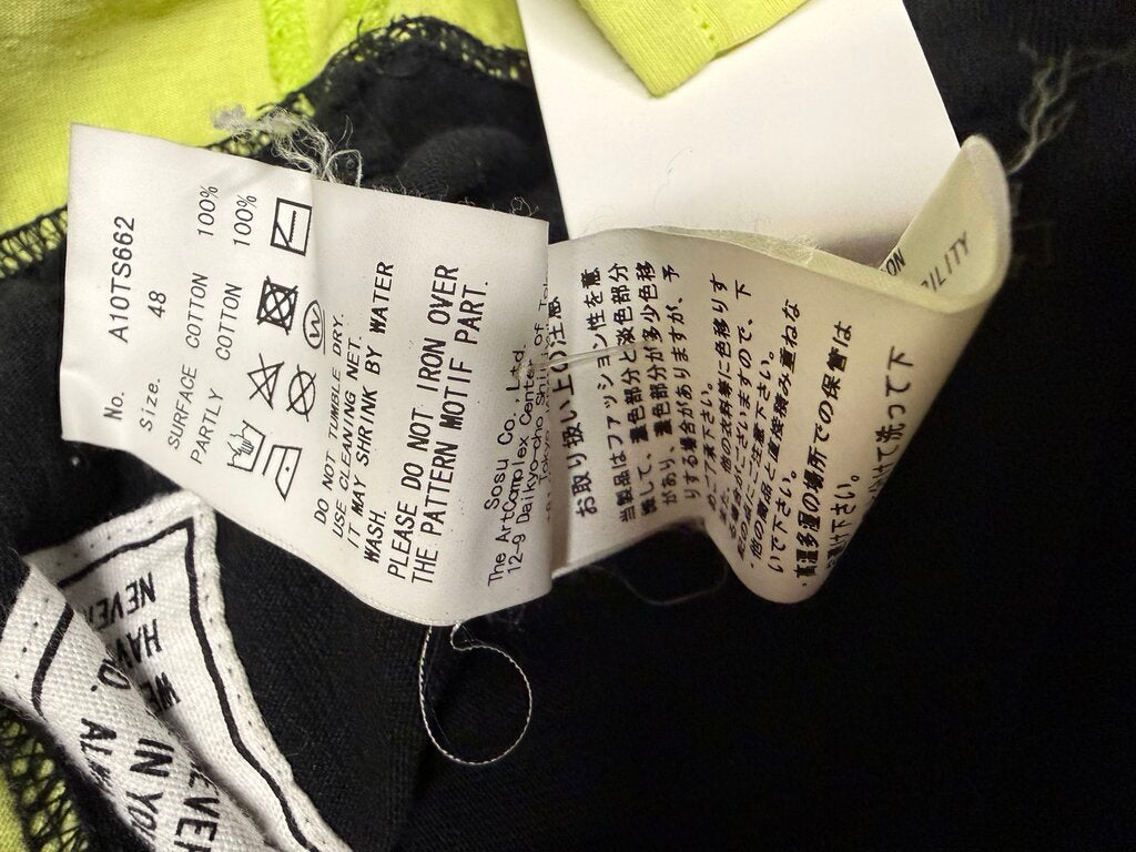 Maison Mihara Yashuiro Double Layer Tee Sz. M