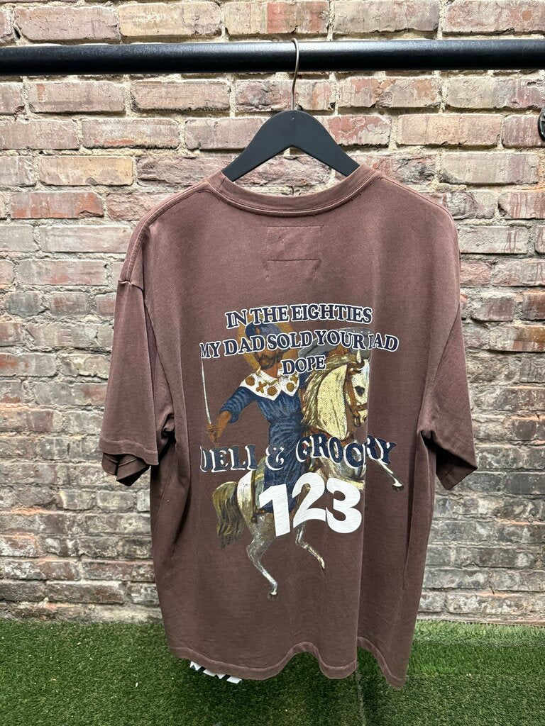 Rivington Roi Rebios Brown Dope Tee Sample Sz. S