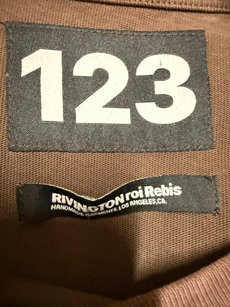 Rivington Roi Rebios Brown Dope Tee Sample Sz. S