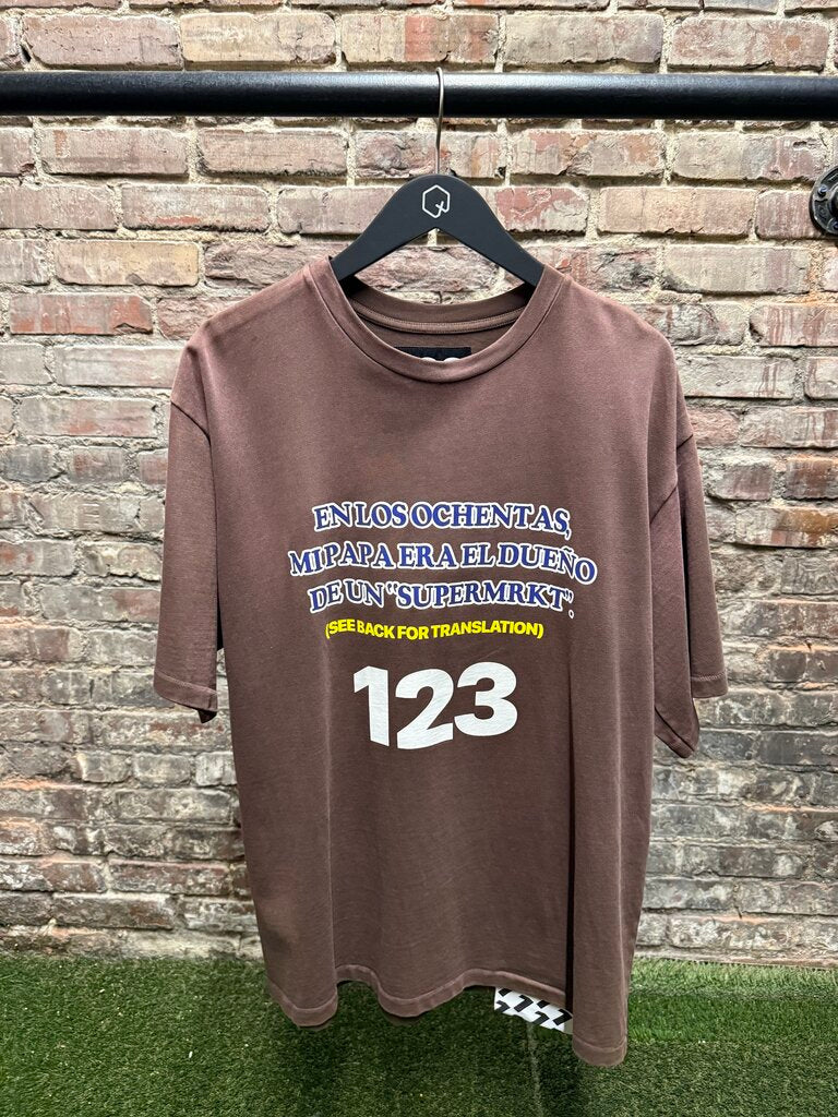 Rivington Roi Rebios Brown Dope Tee Sample Sz. S