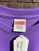Supreme X Rizza Wu-Tang Clan Tee Purple Sz. L