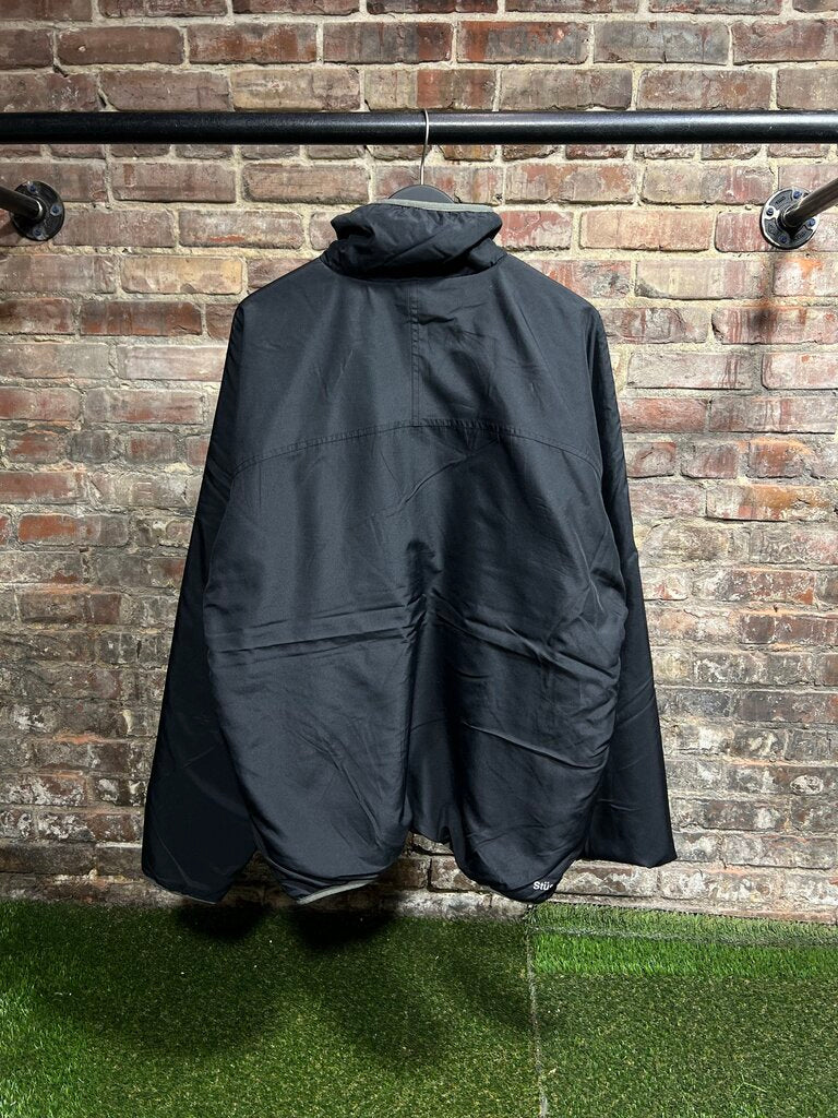 Stussy Black Reversible Sherpa Jacket Sz. L