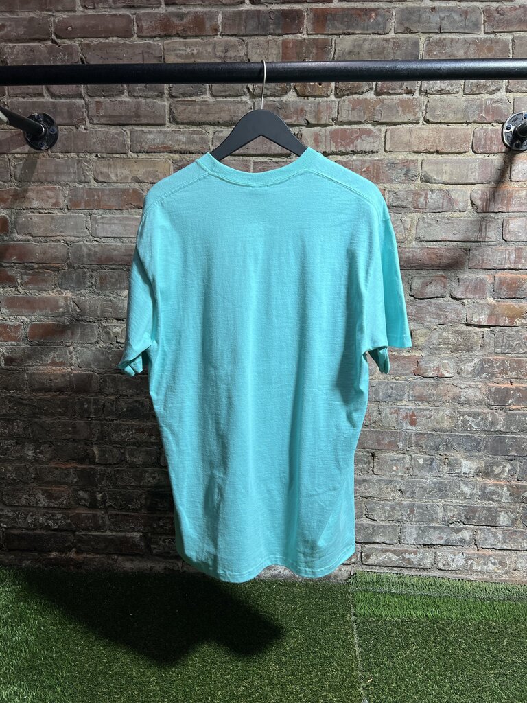 Supreme Spellout Tee Teal Sz. L