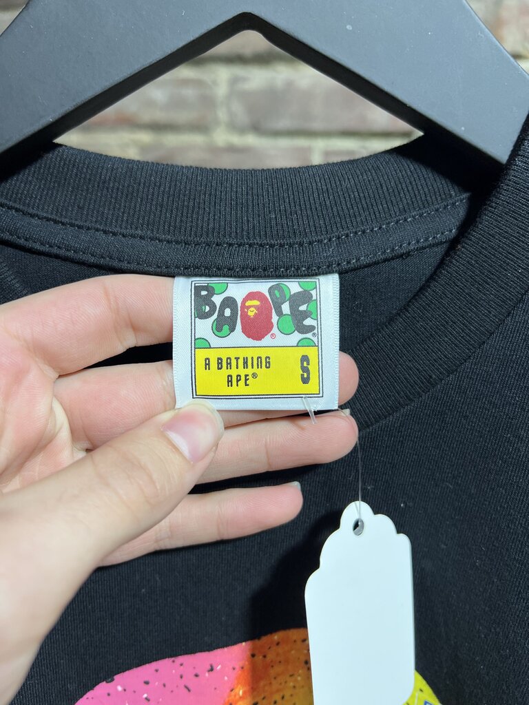 Bape Ape Head Gradient Tee Sz. S