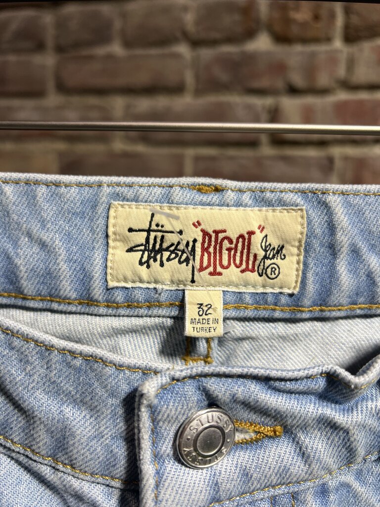 Stussy Light Wash Big OL Jeans Sz. 32