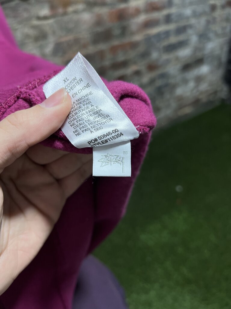 Stussy Hoodie Purple Sz. XL