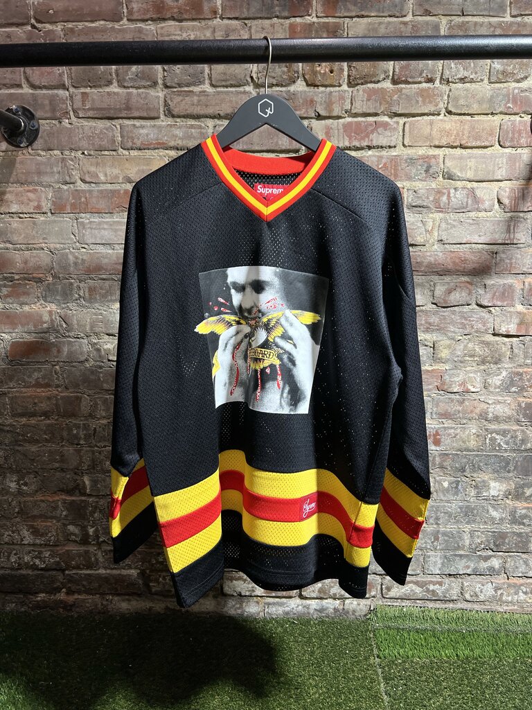 Supreme Anti Hero Ozzy Black Hockey Jersey Black Sz. S