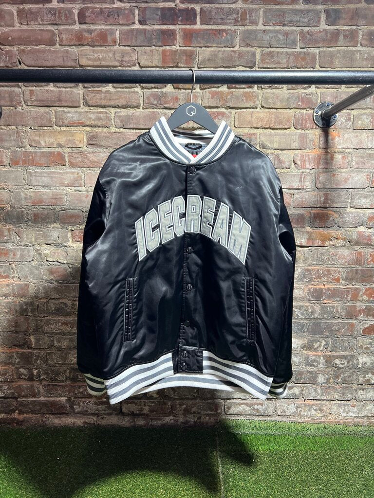 BBC Ice Cream Black Varsity Jacket Sz.L