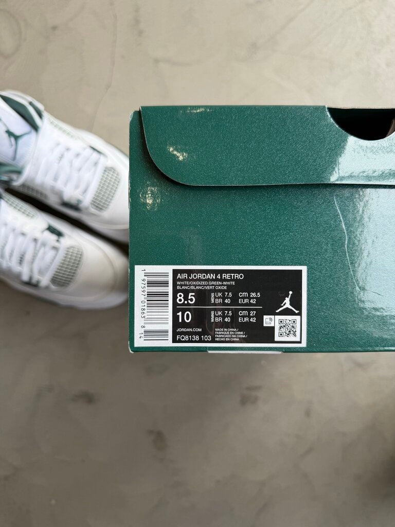 Jordan 4 Oxidized Green Sz. 8.5