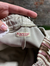Kapital Smooth Zephyr Jersey TrackPants Beige Sz. 3