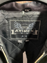 Avirex Leather Jacket Black Sz. XXL
