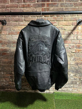 Avirex Leather Jacket Black Sz. XXL