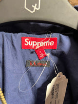 Supreme x B.B Simon RhineStone Carpenter Jacket Blue Sz. XL