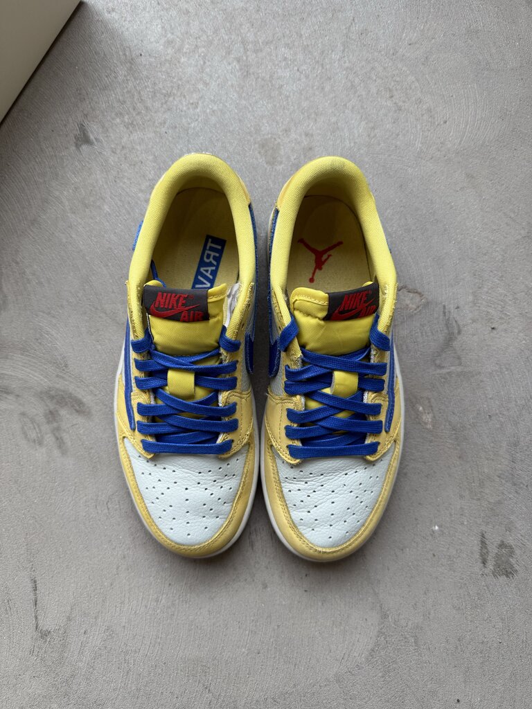 Travis Scott x Jordan 1 Canary Sz. 4.5M