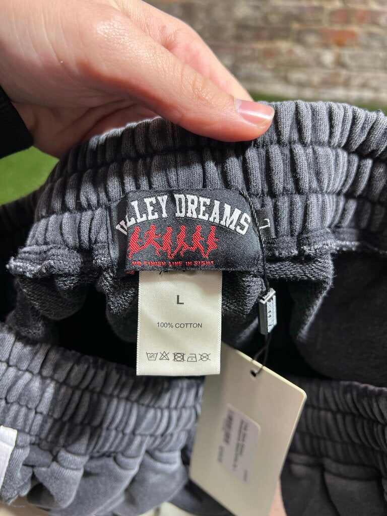 Vale State Striped Sweatpants Black/White Sz. L