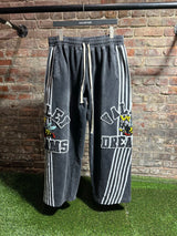 Vale State Striped Sweatpants Black/White Sz. L