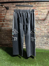 Vale State Striped Sweatpants Black/White Sz. L