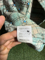Vale Forever Gemstone Flannel Green Sz. M