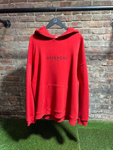 Givenchy Hoodie Red Sz. L
