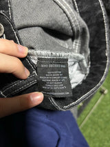 Who Decides War Black Darning Jeans Sz. 32