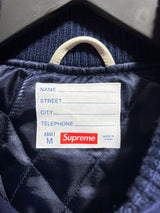 Supreme Praises Varsity Jacket Navy Sz. M