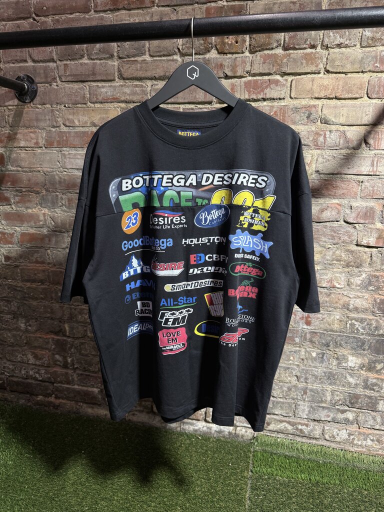 Bottega Desires Racing Tee Black Sz. XXL