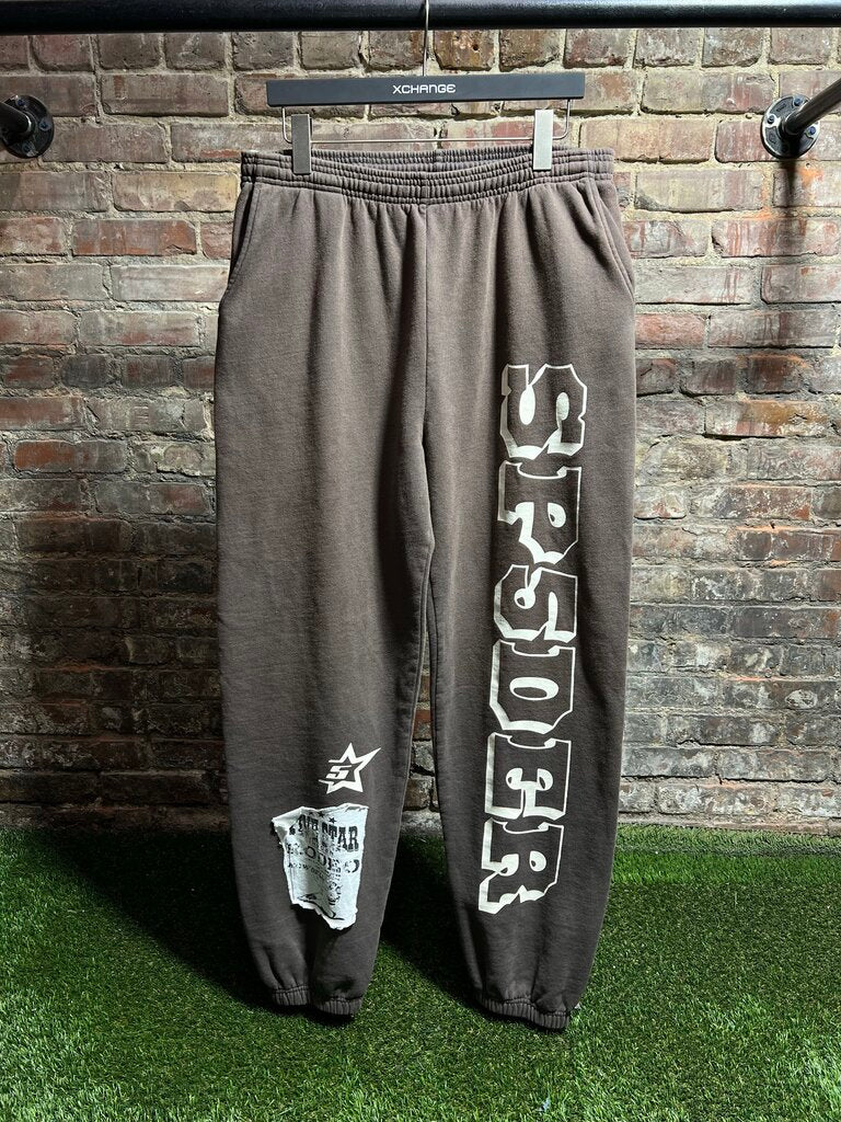 Spder WorldWide Sweatpants Brown Sz. XL