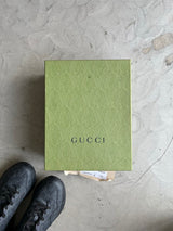 Gucci Rython Black GG Sneaker Sz. 14