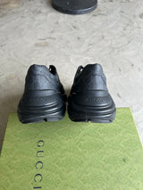 Gucci Rython Black GG Sneaker Sz. 14