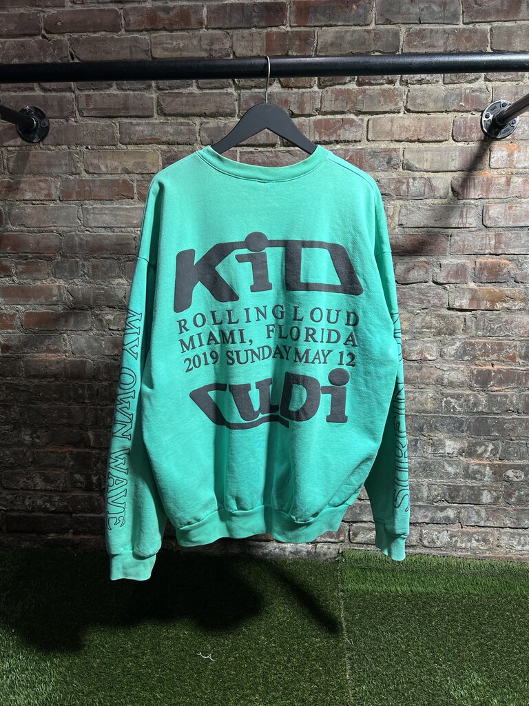CPFM X Kid Cudi MOTM CrewneckTeal Sz. XL