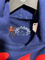 Sp5der Worldwide Hoodie Navy/Red Sz. L