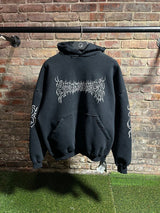 Baleciaga Heavy Darkwave Hoodie Black Sz. S