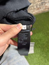 Baleciaga Heavy Darkwave Hoodie Black Sz. S