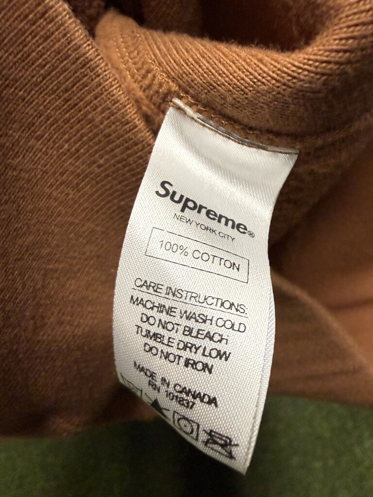 Supreme Box Logo Hoodie Rust Sz. S
