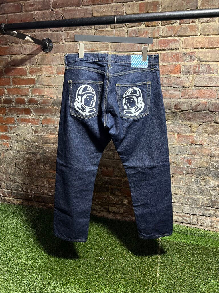 BBC Ice Cream Blue Denim Running Dog White Sz. XL