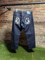 BBC Ice Cream Blue Denim Running Dog White Sz. XL