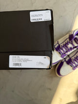 Amiri Bone Sneaker Purple/White Sz. 47