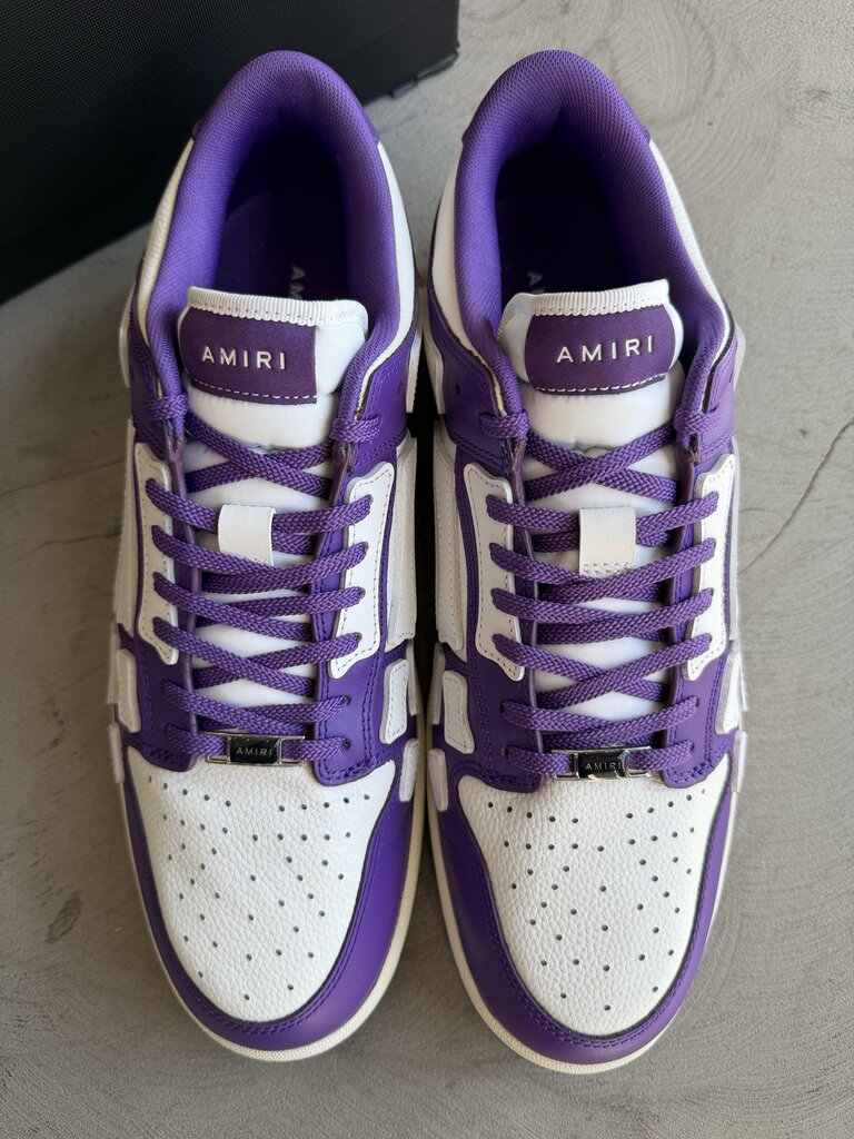 Amiri Bone Sneaker Purple/White Sz. 47