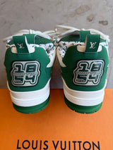 Louis Vuitton Sk8 Sneaker Green/White Sz. 14
