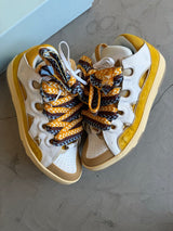 Lanvin Curb Sneaker Yellow/Cream Sz. 48