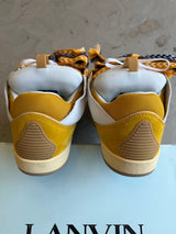 Lanvin Curb Sneaker Yellow/Cream Sz. 48